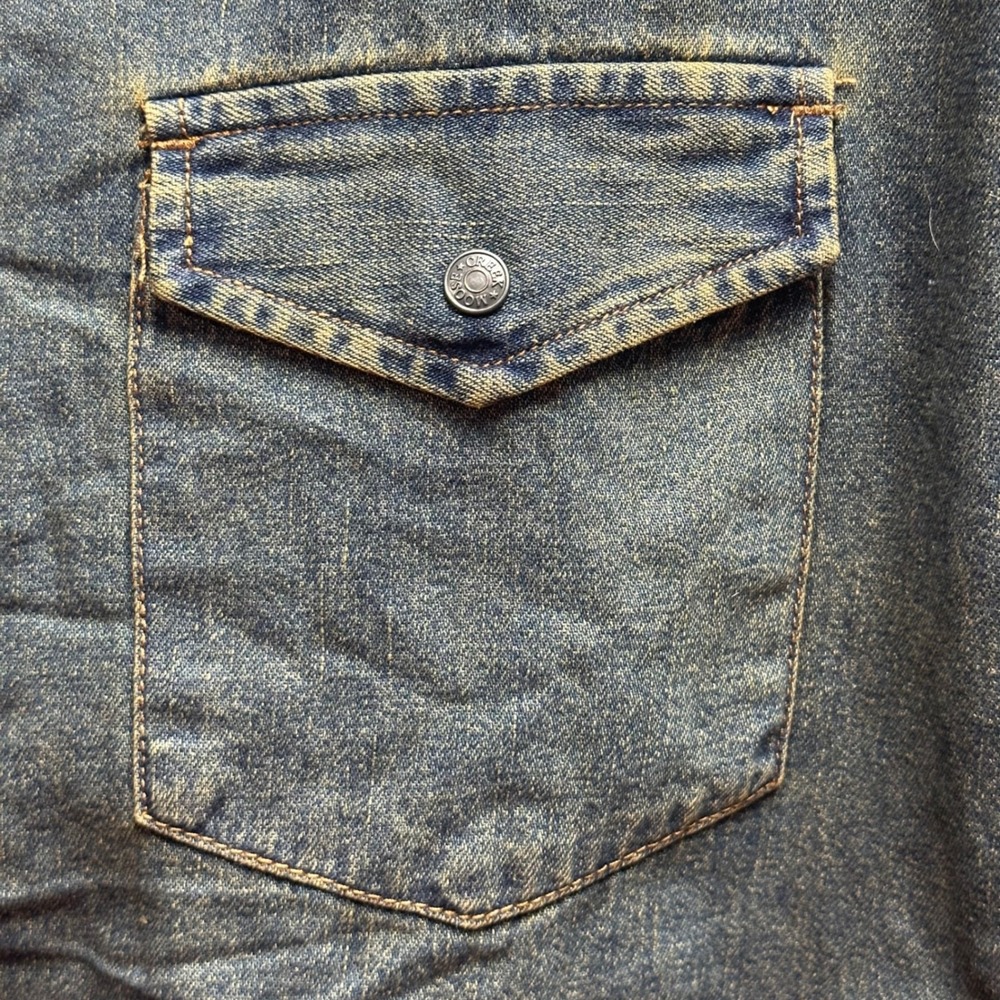 Moose Creek Men's Insulated Denim Shirt Jacket Western Quilted Lined XL - Picture 5 of 10